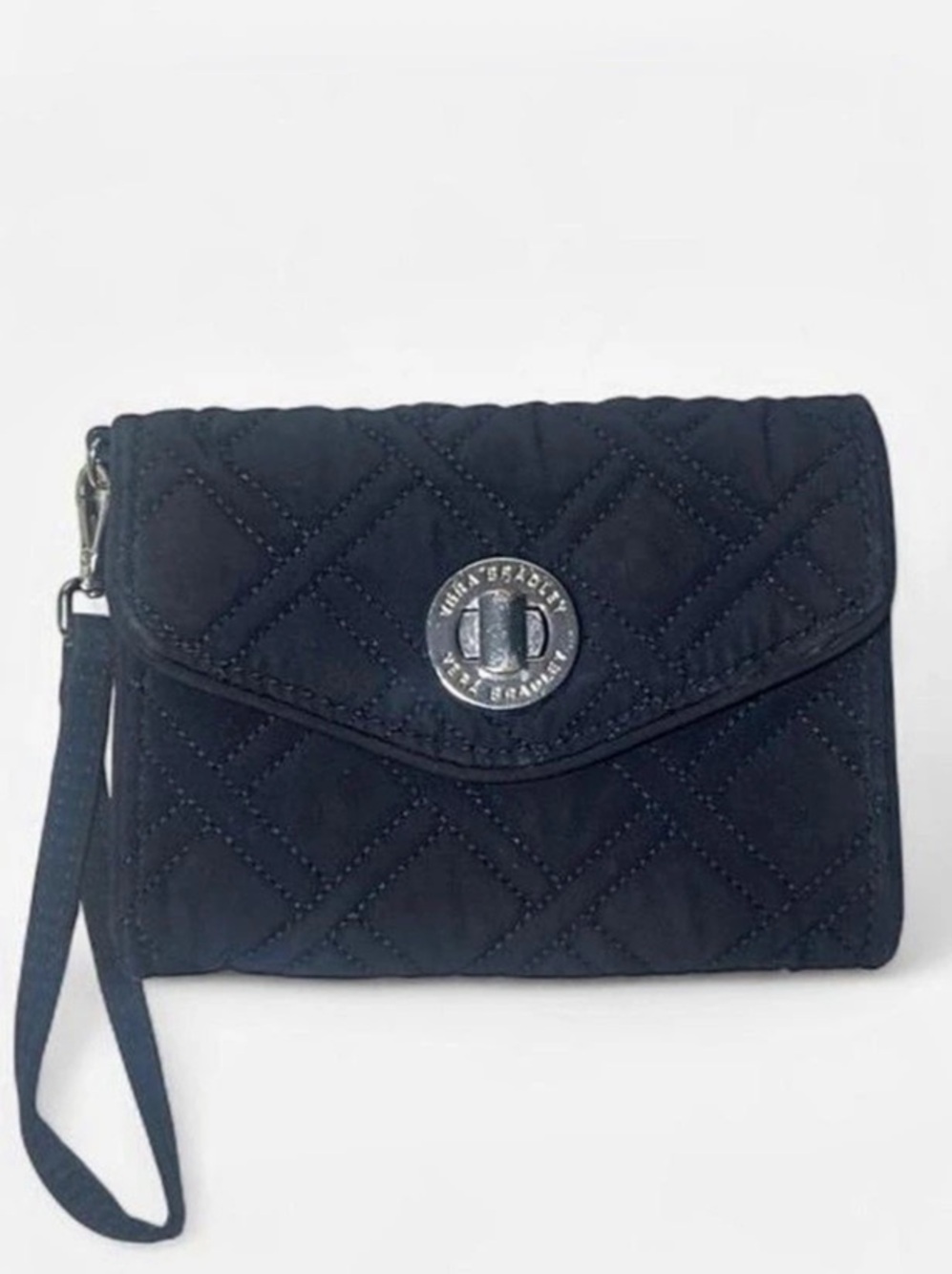 Vera Bradley Turnlock Wallet Quilted Wristlet